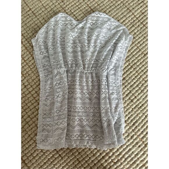 Children’s Place girls coverup -white crochet -sz 5/6 - Picture 2 of 4